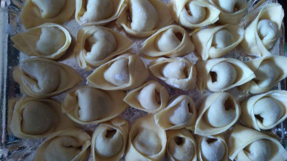 Tortelli di Zucca (Pumpkin filled Tortelli)